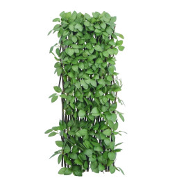  Treillis de lierre artificiel extensible vert 180x65 cm