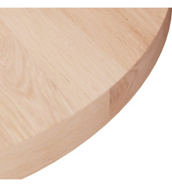 Dessus de table rond Ø50x2,5 cm Bois de chêne massif non traité