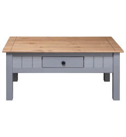 Table basse Gris 100x60x45 cm Pin massif Assortiment Panama