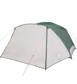 Tente de camping 6 personnes vert 412x370x190 cm taffetas 190T