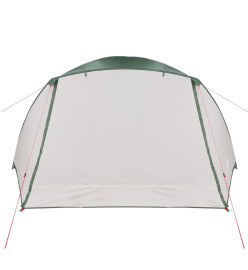 Tente de camping 6 personnes vert 412x370x190 cm taffetas 190T