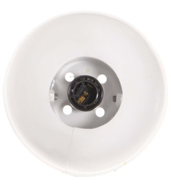 Lampe de bureau industrielle Blanc Rond 58x18x90 cm E27