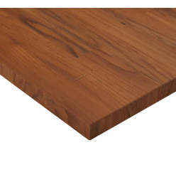 Dessus de table carré Marron foncé60x60x2,5cm Bois chêne traité