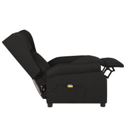 Fauteuil de massage Noir Tissu