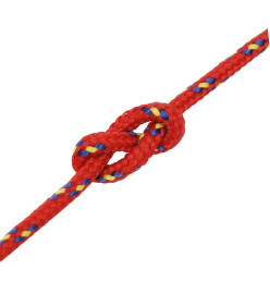 Corde de bateau Rouge 2 mm 500 m Polypropylène