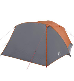 Tente de camping 6 personnes 412x370x190 cm taffetas 190T