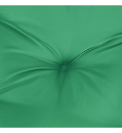 Coussin de palette vert 80x40x12 cm tissu