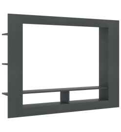 Meuble TV Gris 152x22x113 cm Aggloméré