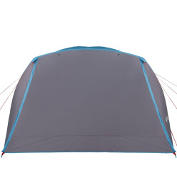 Tente de camping 6 personnes bleu 412x370x190 cm taffetas 190T