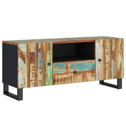 Meuble TV 105x33,5x46 cm bois de récupération et d'ingénierie