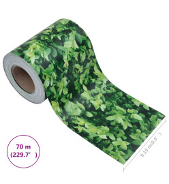 Écran d'intimité de jardin PVC 70x0,19 m Vert