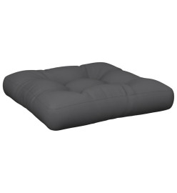 Coussins de palette 2 pcs anthracite tissu