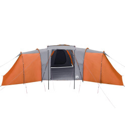 Tente de camping 12 personnes 840x720x200 cm taffetas 185T