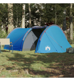 Tente de camping 4 personnes bleu 405x170x106 cm taffetas 185T