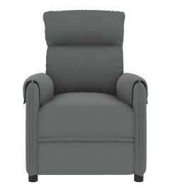 Fauteuil de massage Gris foncé Tissu