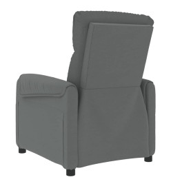 Fauteuil de massage Gris foncé Tissu