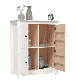 Buffet Blanc 83x41,5x100 cm Bois massif de pin