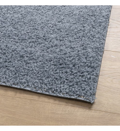 Tapis shaggy à poils longs moderne bleu 200x200 cm