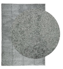 Tapis shaggy à poils longs moderne vert 200x280 cm