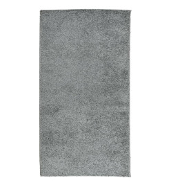 Tapis shaggy à poils longs moderne vert 60x110 cm