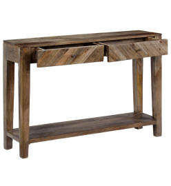 Table console Bois de manguier massif 118 x 30 x 80 cm