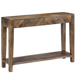 Table console Bois de manguier massif 118 x 30 x 80 cm