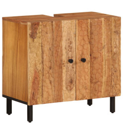 Ensemble d'armoires de salle de bain 3 pcs bois massif d'acacia