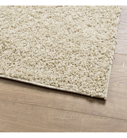 Tapis shaggy à poils longs moderne doré 300x400 cm