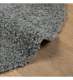 Tapis shaggy à poils longs moderne vert Ø 160 cm