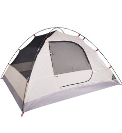 Tente de camping 6 personnes vert 348x340x190 cm taffetas 190T