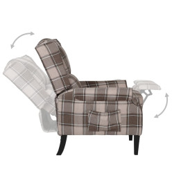 Fauteuil inclinable Beige Tissu