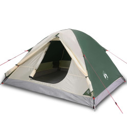 Tente de camping 3 personnes vert 240x217x120 cm taffetas 190T