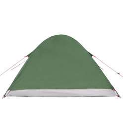 Tente de camping 3 personnes vert 240x217x120 cm taffetas 190T