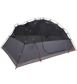 Tente de camping 8 personnes 360x430x195 cm taffetas 190T