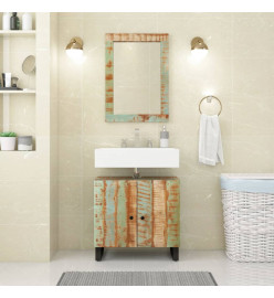 Ensemble de meubles de salle de bain 2 pcs bois massif récupéré