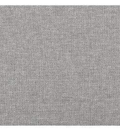 Têtes de lit 4 pcs Gris clair 100x5x78/88 cm Tissu