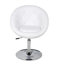 Tabouret de bar Blanc Similicuir