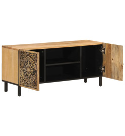 Meuble TV 105x33x46 cm Bois massif de manguier