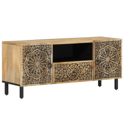 Meuble TV 105x33x46 cm Bois massif de manguier