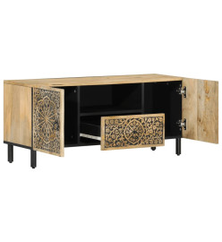 Meuble TV 105x33x46 cm Bois massif de manguier