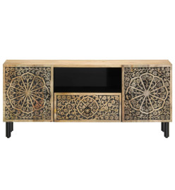 Meuble TV 105x33x46 cm Bois massif de manguier