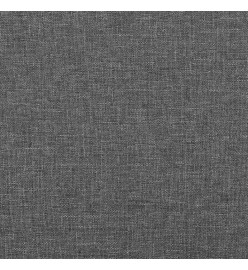 Têtes de lit 2 pcs Gris foncé 100x5x78/88 cm Tissu