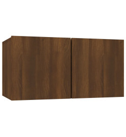 Ensemble de meubles TV 8 pcs Chêne marron Bois d'ingénierie