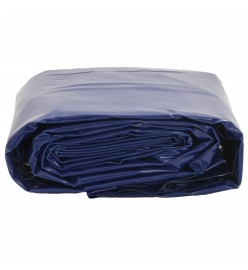 Bâche bleu 5x5 m 600 g/m²