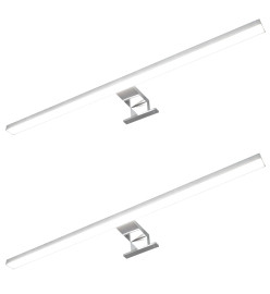 Lampes de miroir 2 pcs 8 W Blanc froid