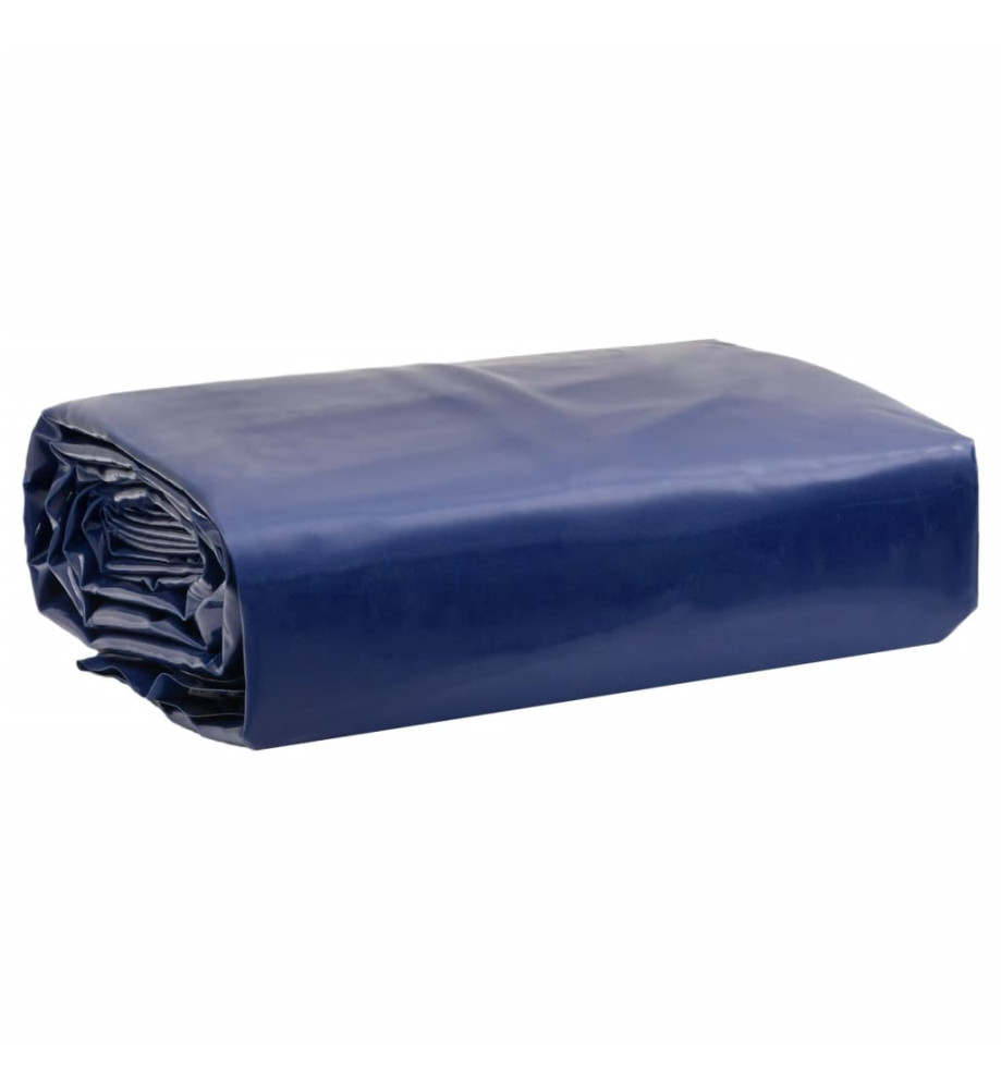 Bâche bleu 1x2,5 m 600 g/m²