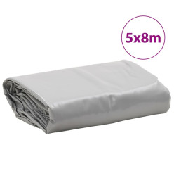 Bâche gris 5x8 m 600 g/m²