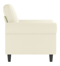 Fauteuil Crème 60 cm Velours