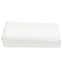 Bâche blanc 1x2,5 m 600 g/m²