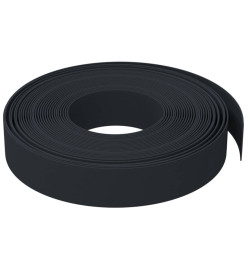 Bordures de jardin 4 pcs noir 10 m 10 cm polyéthylène